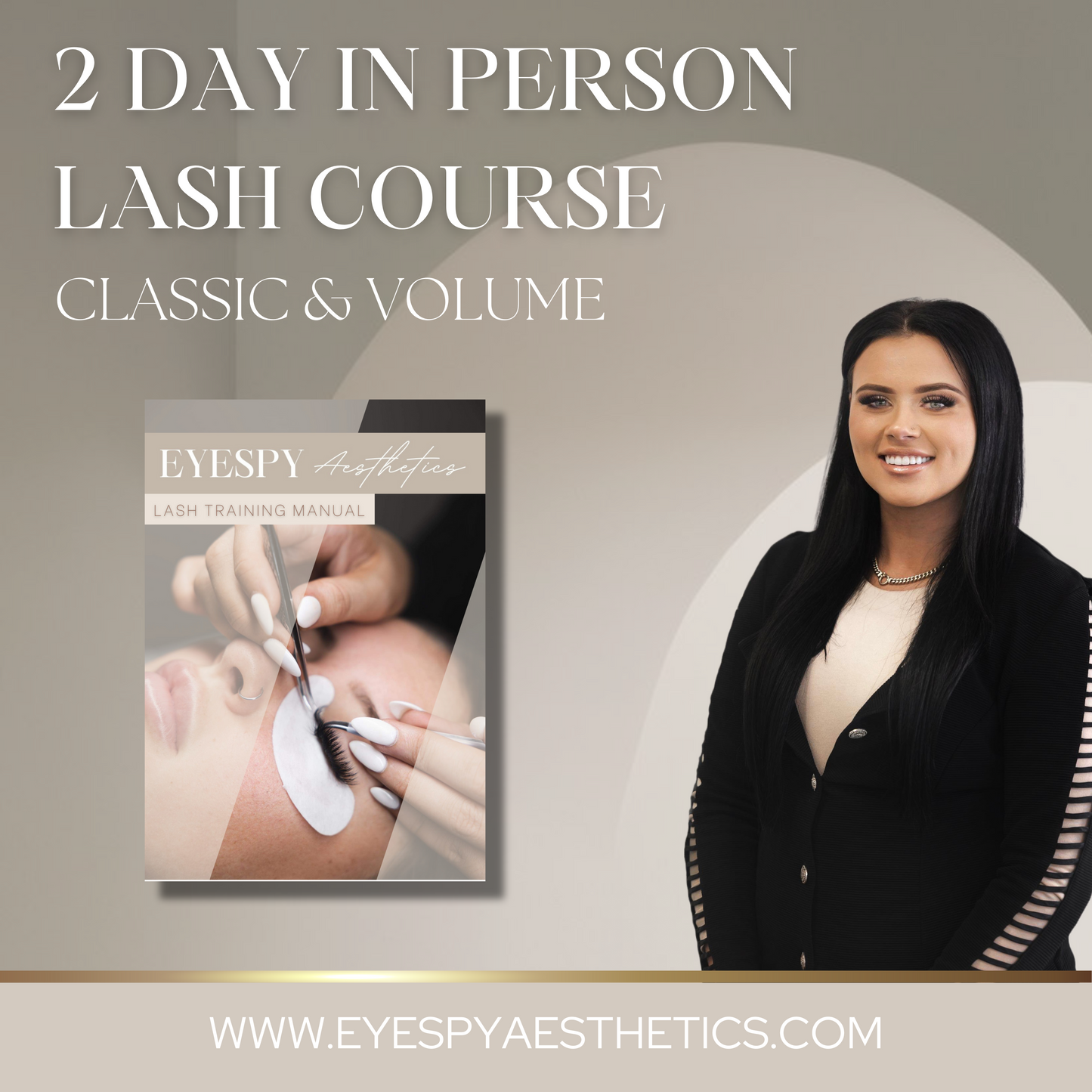 LASH BOSS COURSE: 2 Day In-Person Lash Course: Classic & Premade/Promade Volume